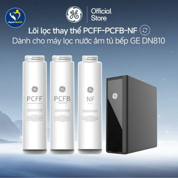 lõi lọc nước GE DN810 - hệ thống 3 lõi lọc cao cấp