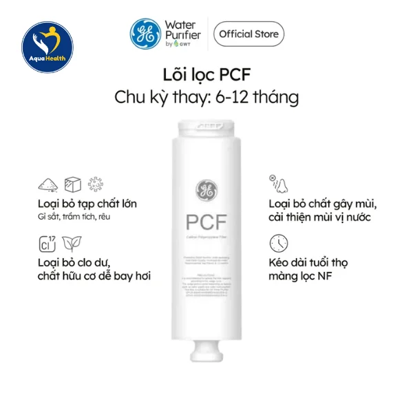 Lõi lọc GE GN620 - Lõi PCF tối ưu hiệu suất và duy trì cho hệ thống lọc