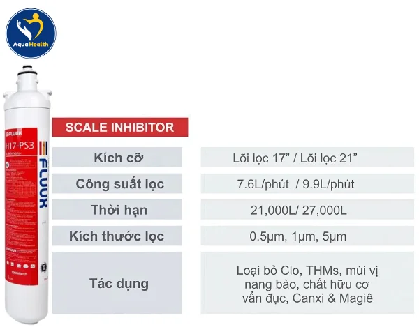 Lõi lọc Scale Inhibitor – Giải Pháp Ức Chế Cặn Vôi