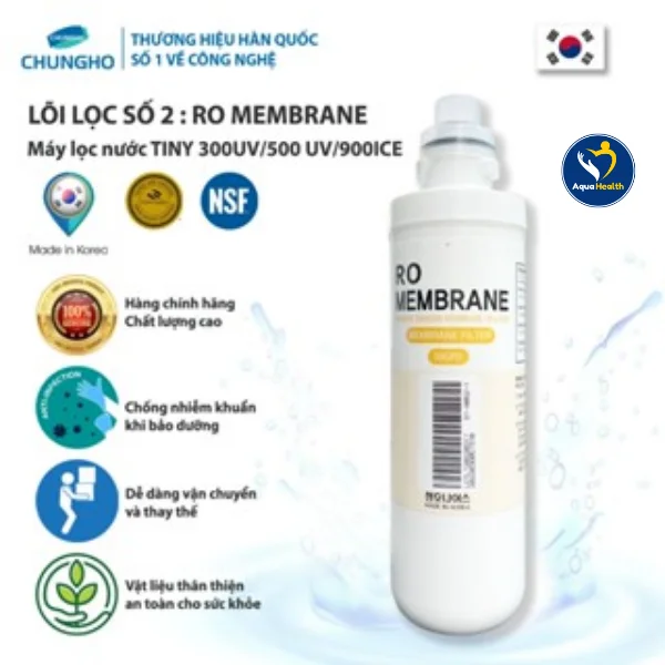 lõi lọc nước chungho tiny - Lõi số 2: Trái tim của nguôn nước tinh khiết