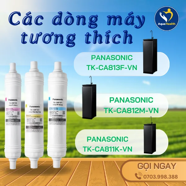Lõi Lọc Thô Máy Lọc Nước Panasonic- Các dòng máy tương thích