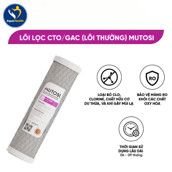 Lõi lọc thô Mutosi số 3 CTO 10 inch