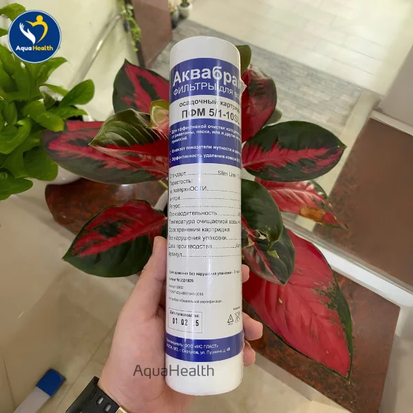 bộ lõi lọc 123 Geyser nhập khẩu - lõi lọc PFM5/1-10SL (PP 5 Micron)