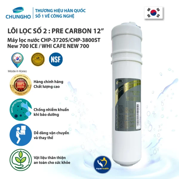 lõi lọc nước ChungHo WHI Cafe 700 - lõi số 2 pre carbon