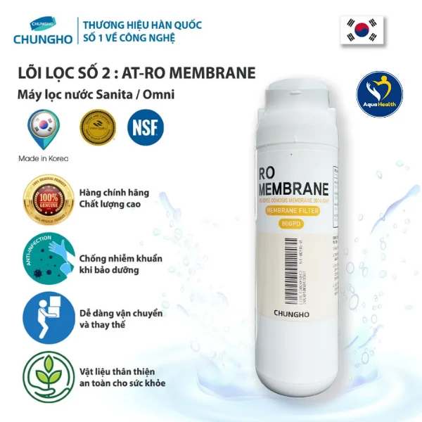 lõi lọc nước ChungHo Sanita/Sanita Ice - lõi RO Membrane
