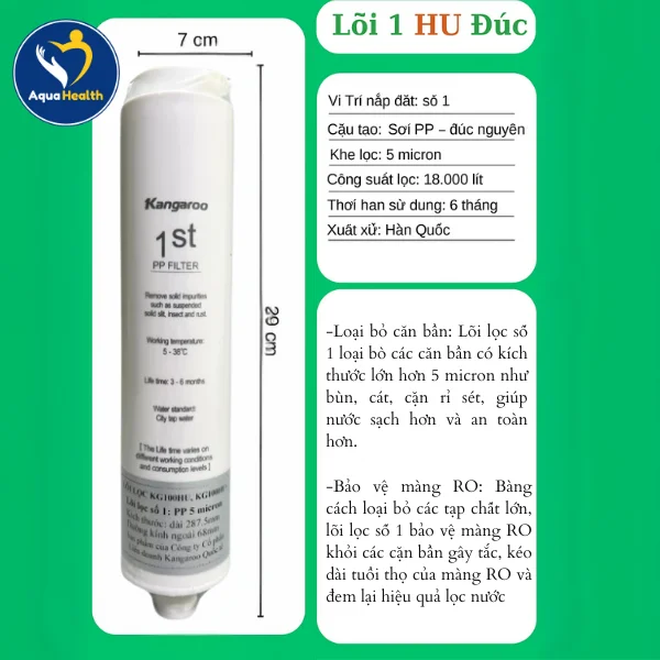 Lõi số 1 - PP Filter 5 Micron