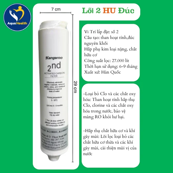 Lõi 2 - Activated Carbon Filter (Than Hoạt Tính Dạng Hạt)
