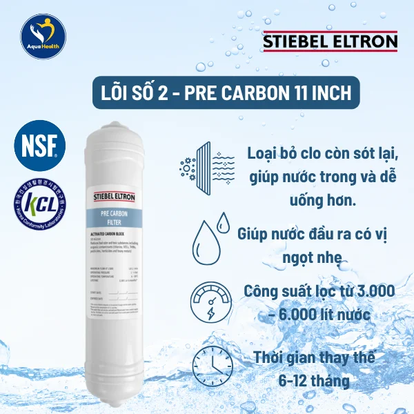 Máy lọc nước Stiebel Eltron Cloud - lõi số 2 pre carbon