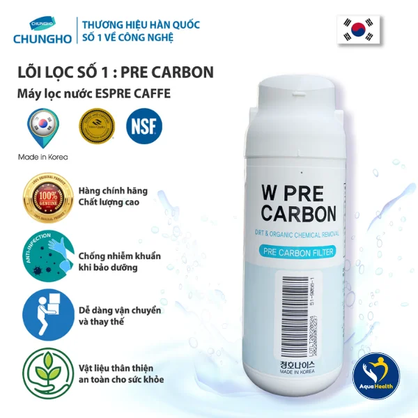Lõi lọc nước ChungHo Espre Caffe - Lõi số 1: Pre Carbon