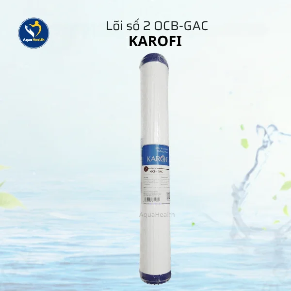 Lõi lọc nước 123 20inch Karofi - Lõi số 2 OCB-GAC