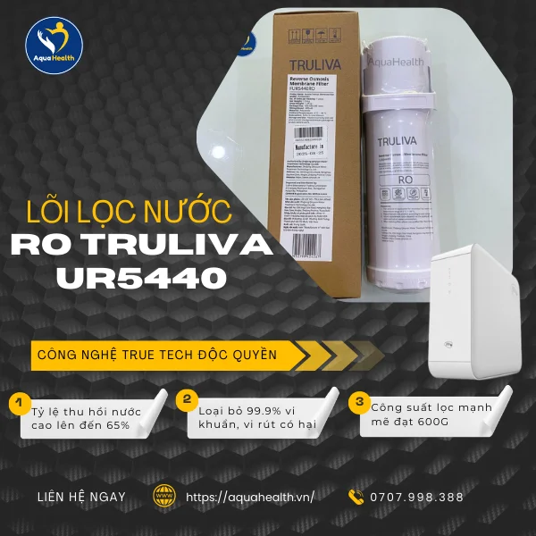 Lõi lọc nước Truliva UR5440- Lõi số 3: RO