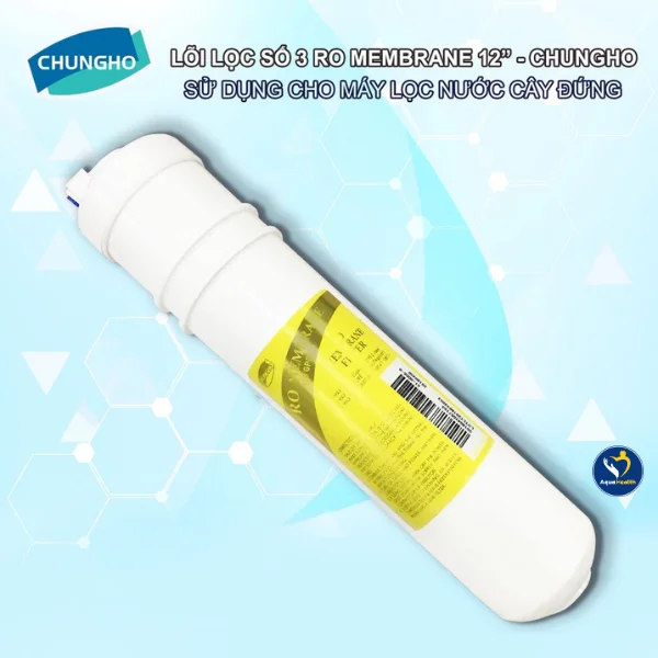 lõi lọc nước ChungHo Iguassu 500 Plus- Lõi số 3: RO Membrane 12 inch