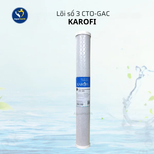 Lõi lọc nước 123 20inch Karofi - Lõi số 3 CTO-GAC