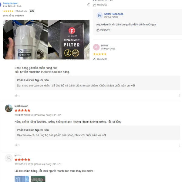 Giá máy lọc nước Unilever Pureit - Lựa chọn cửa hàng có nhiều đánh giá thực tế