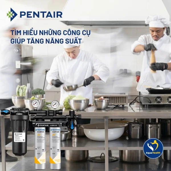Máy lọc nước Pentair Everpure QC7I PF Twin 4FC - Lưu lượng và công suất lọc lớn