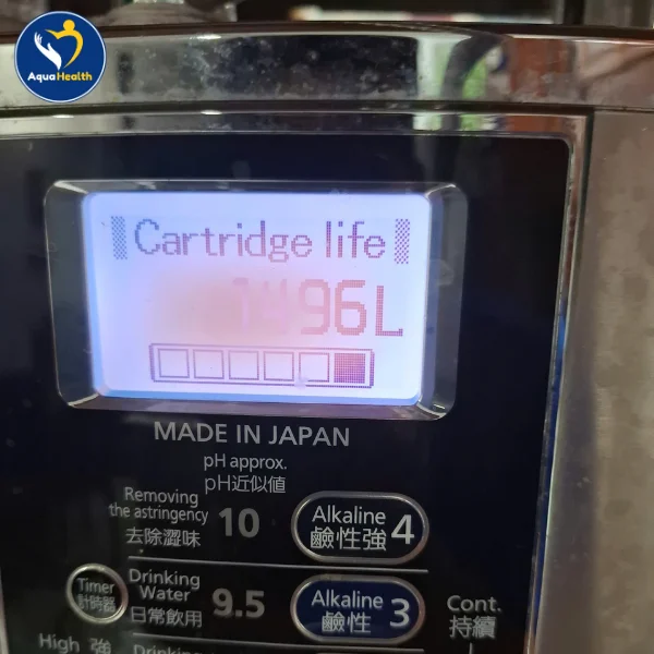 Màn hình LCD Panasonic TK-AS66 bị mờ, không thể hiện rõ thông số