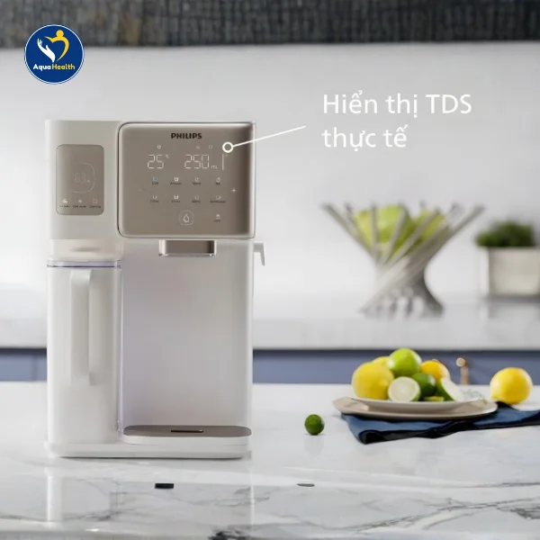 Màn hình hiển thị chỉ số TDS của máy lọc nước làm đá ADD6922CG/97