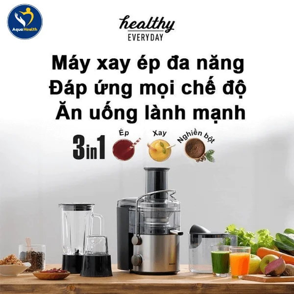 Máy Ép Trái Cây Panasonic MJ-CB800SRA Đa Năng 3 Trong 1