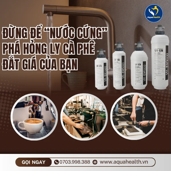 máy làm mềm nước ChungHo Fluux VH-6000 - sai lầm khi bỏ qua độ cứng của nước