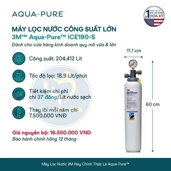 công nghệ lọc làm mềm và giữ khoáng 3M - giải pháp tối ưu cho nhà hàng