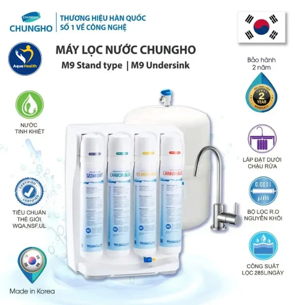 review máy lọc nước ChungHo - máy lọc nước chungho m9