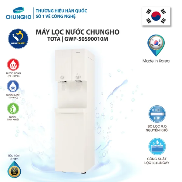 review máy lọc nước ChungHo - Máy lọc nước ChungHo Tota GWP-50S90010M