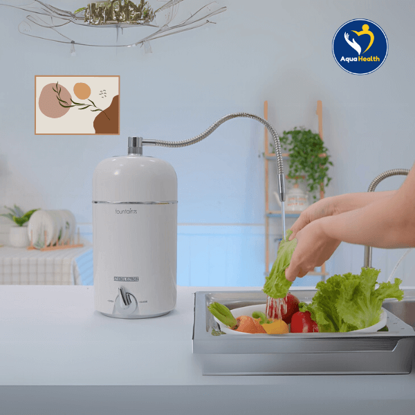 Máy lọc nước Stiebel Eltron Fountain 7S Anthracite cung cấp nước sạch tại chỗ nhanh chóng