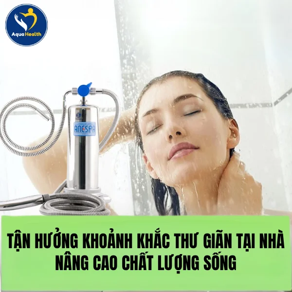 Máy tắm khoáng Kangen Anespa DX mang đến trải nghiệm spa giảm stress nhanh chóng