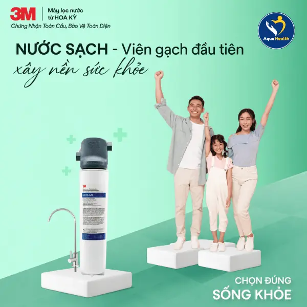 Máy lọc nước 3M BREW120-MS - Giải pháp nước sạch chuẩn Hoa Kỳ
