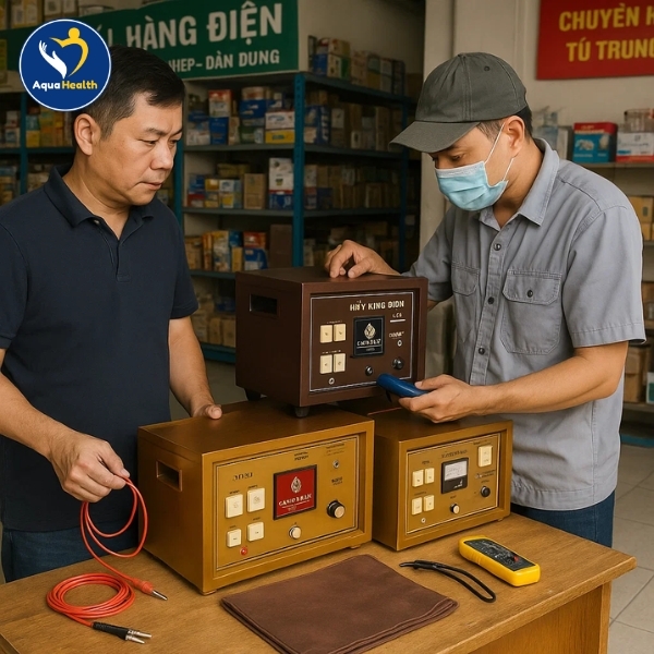 Một số máy xung điện trị liệu đã qua sử dụng được tân trang chất lượng vẫn rất tốt