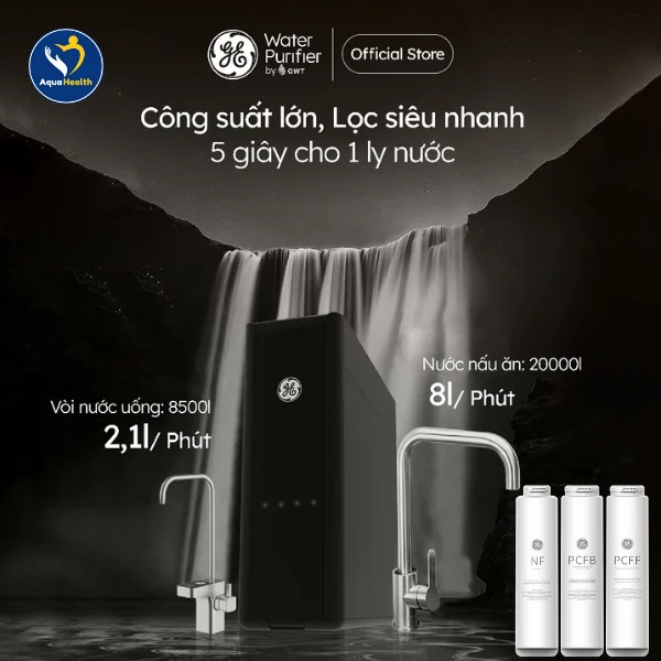 lõi lọc nước GE DN810 - ngăn ngừa tắc nghẽn và giảm áp lực