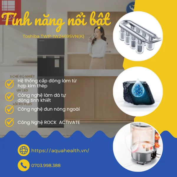 Toshiba TWP-IW2469SVN(K) - Những tính năng nổi bật mà bạn không nên bỏ qua