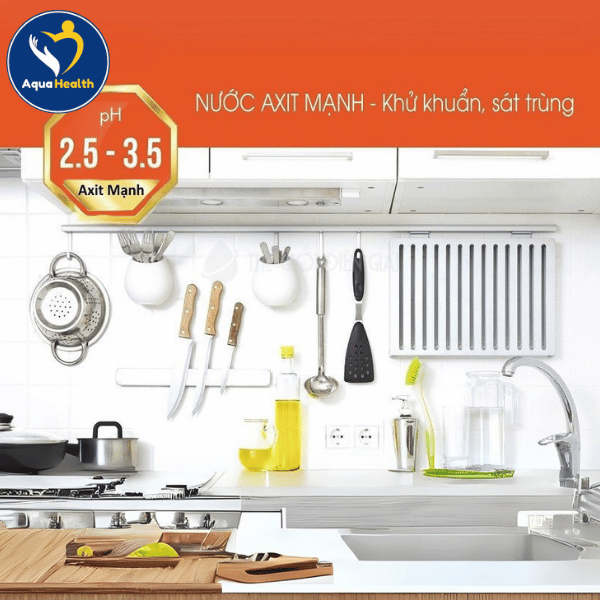 Nồng độ pH của nước từ 2.5 - 3.5