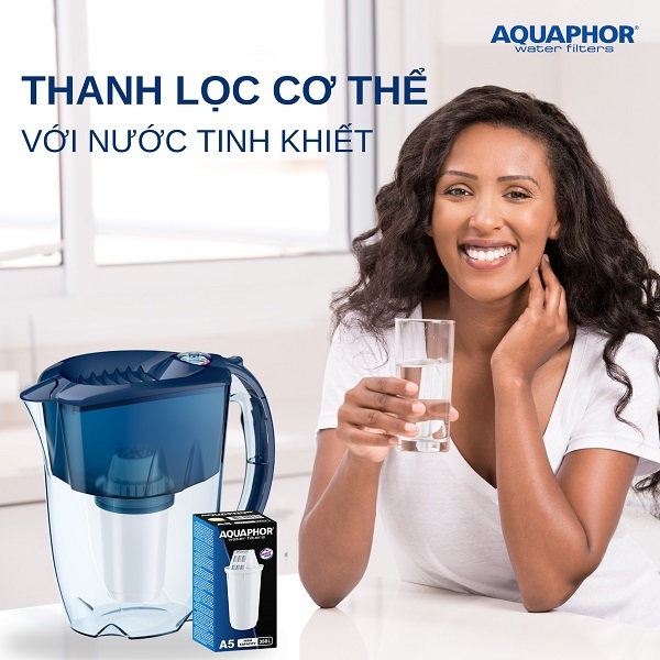 Bình lọc nước Aquaphor Prestige đồng hồ cơ