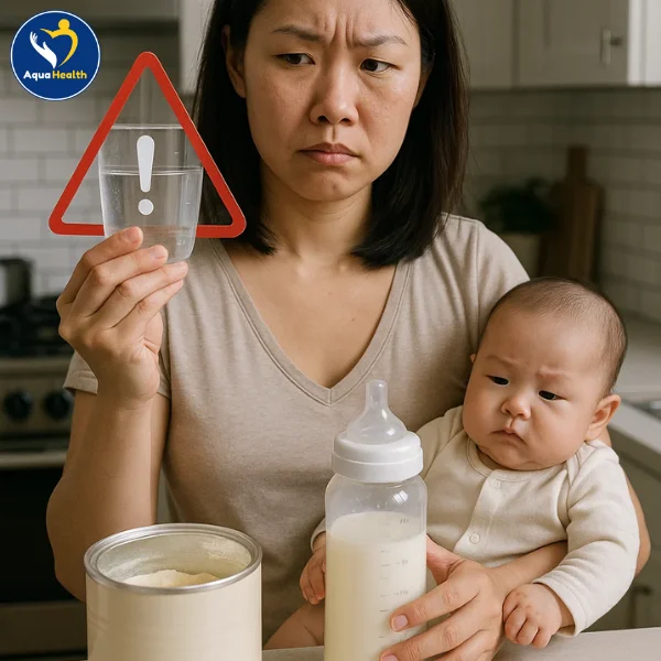 Nấu ăn, pha sữa bằng nước không đạt chuẩn