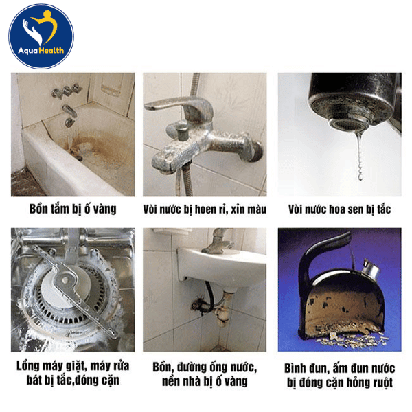 Tác hại của nước nhiễm đá vôi đến cuộc sống sinh hoạt