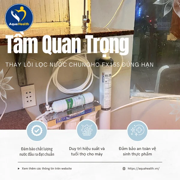 Tầm Quan Trọng Của Việc Thay Lõi Lọc Nước Chungho FX15S Đúng Hạn