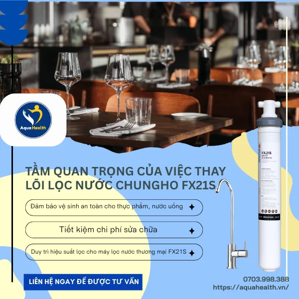 Tầm Quan Trọng Của Việc Thay Lõi Lọc Nước Chungho FX21S Đúng Hạn