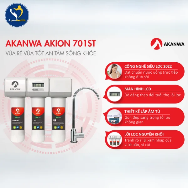 Tầm Quan Trọng Của Việc Thay Thế Bộ Lõi Lọc AKANWA AKION 701ST iON Đúng Thời Hạn