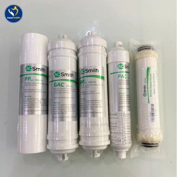 Tầm quan trọng khi thay thế bộ lõi lọc nước A.O Smith A1/A2/M2 nước đúng hạn
