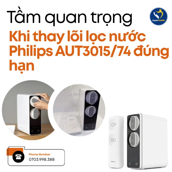 Tầm quan trọng khi thay lõi lọc nước Philips AUT3015/74