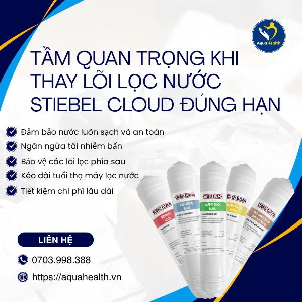Tầm quan trọng khi thay lõi lọc nước Stiebel Eltron Cloud đúng hạn
