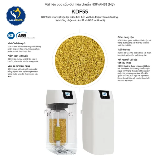 Hệ thống lọc tổng GE WH15A - Thiết bị làm mềm nước trung tâm GTEC-15A01-G 