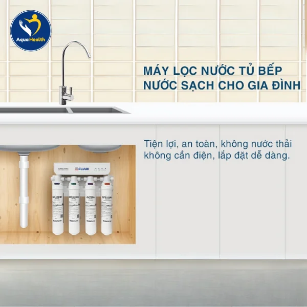 Máy lọc nước ChungHo FLUUX UF1 - Thiết kế âm tủ bếp hiện đại