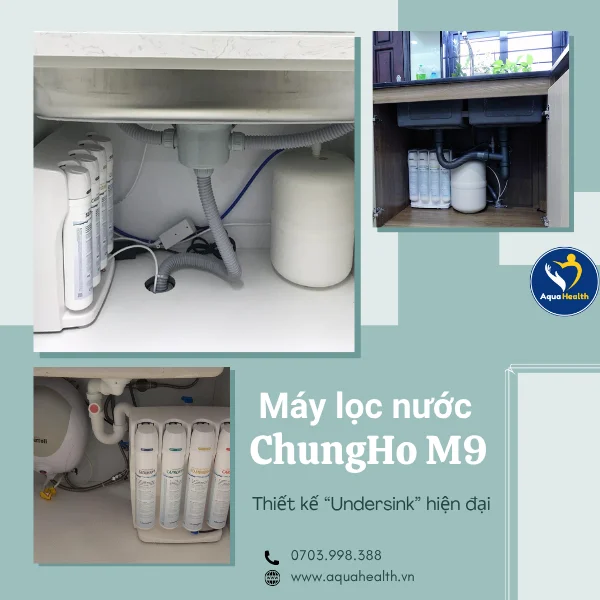 máy lọc nước ChungHo M9 - thiết kế undersink hiện đại