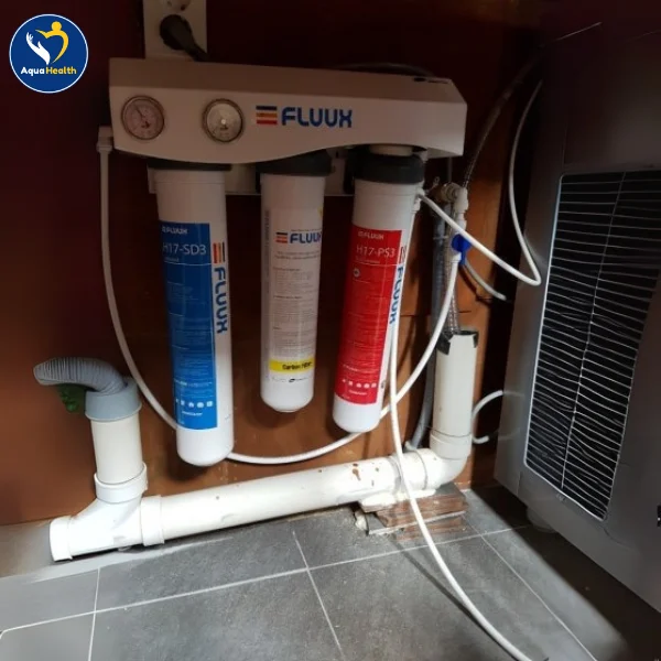 Thiết kế Bộ Lọc Đầu Nguồn Chungho FLUUX 3  âm tủ bếp nhỏ gọn, tiện lợi