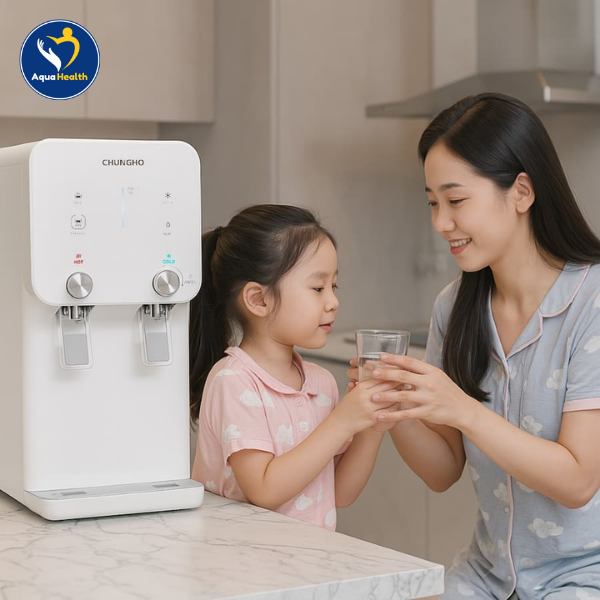 Máy lọc nước ChungHo Compact 450 - Thiết kế để bàn nhỏ gọn