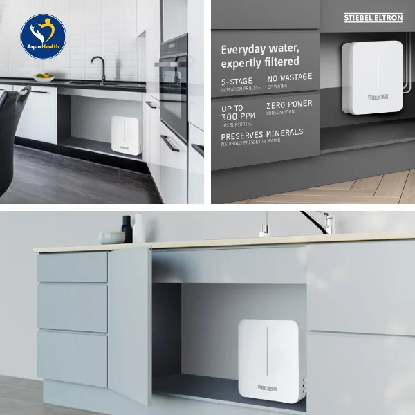 Máy Lọc Nước Stiebel Eltron Cloud - thiết kế để gầm hoặc treo tường