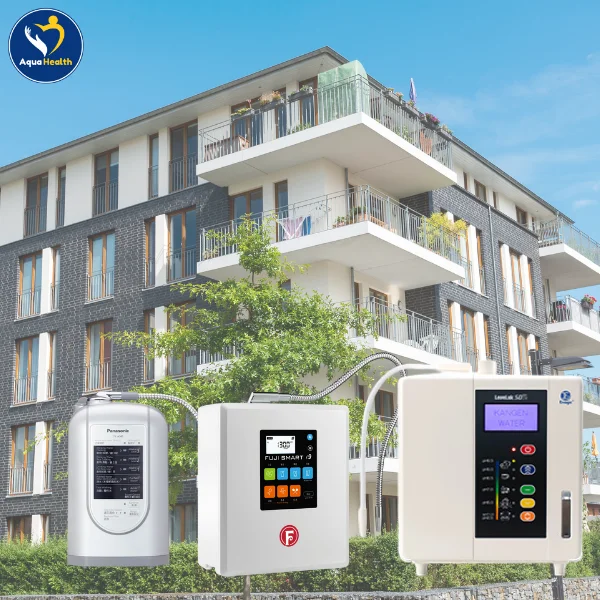 Máy lọc nước ion kiềm thiết kế hiện đại, tối ưu không gian sống