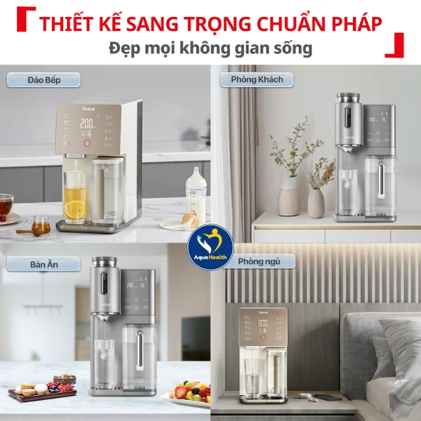  Máy lọc nước nóng lạnh Tefal - Thiết kế sang trọng chuẩn Pháp